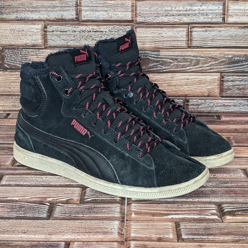 Puma fleece Lined Mid Suede - Women's 9